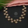diamond starred necklace for women