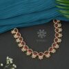 gold toned necklace set