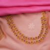 double layered golden necklace