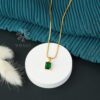 gold toned necklace with pendant