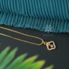 gold toned necklace with pendant