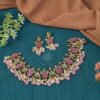pink stoned bridal jewellery set