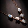 Sky Mist Stoned Necklace