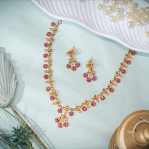 Blossom Radiance Imitation Jewellery Set