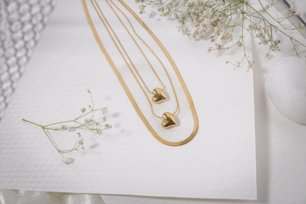 vosgi necklace for women with love pendant
