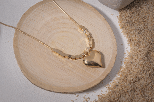 vosgi necklace for women with love pendant