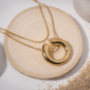 vosgi two layered necklace for women