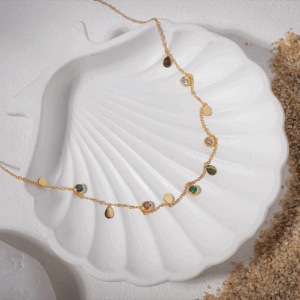 vosgi stone necklace for women