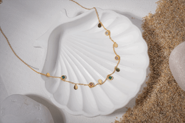 vosgi stone necklace for women