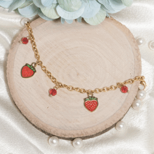 Strawberry Charm Bracelet